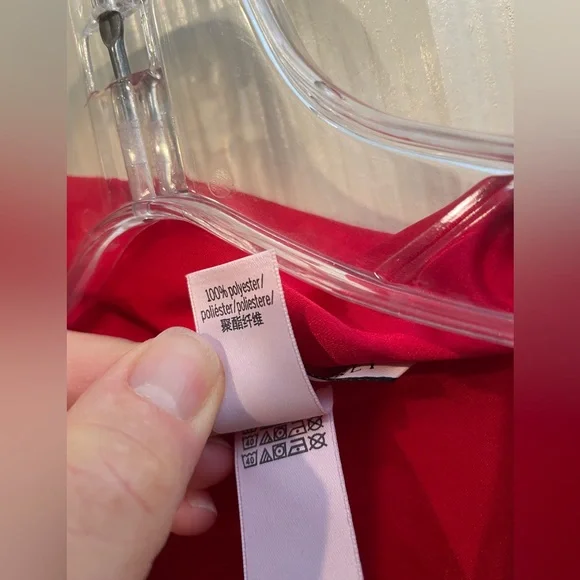 Victoria’s Secret Red Satin Pajama Set Small - Picture 9 of 16